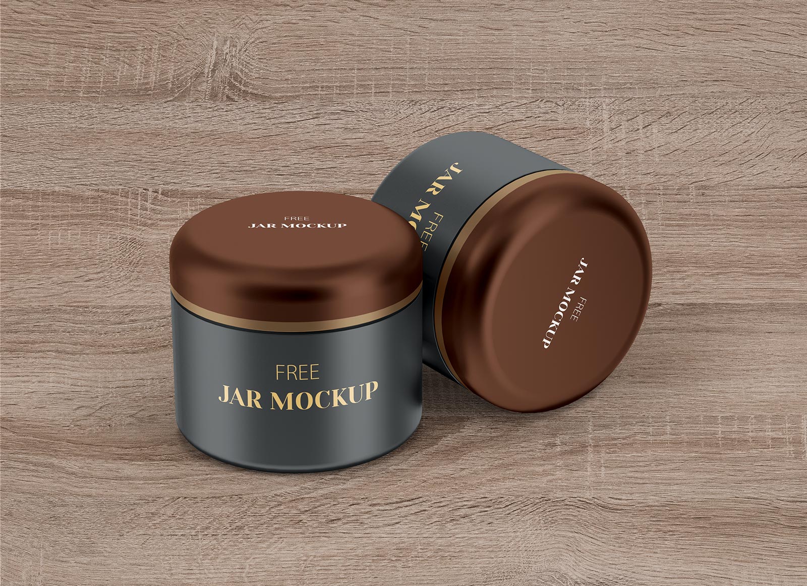Free Cosmetic Cream Jar Mockup PSD Set Good Mockups