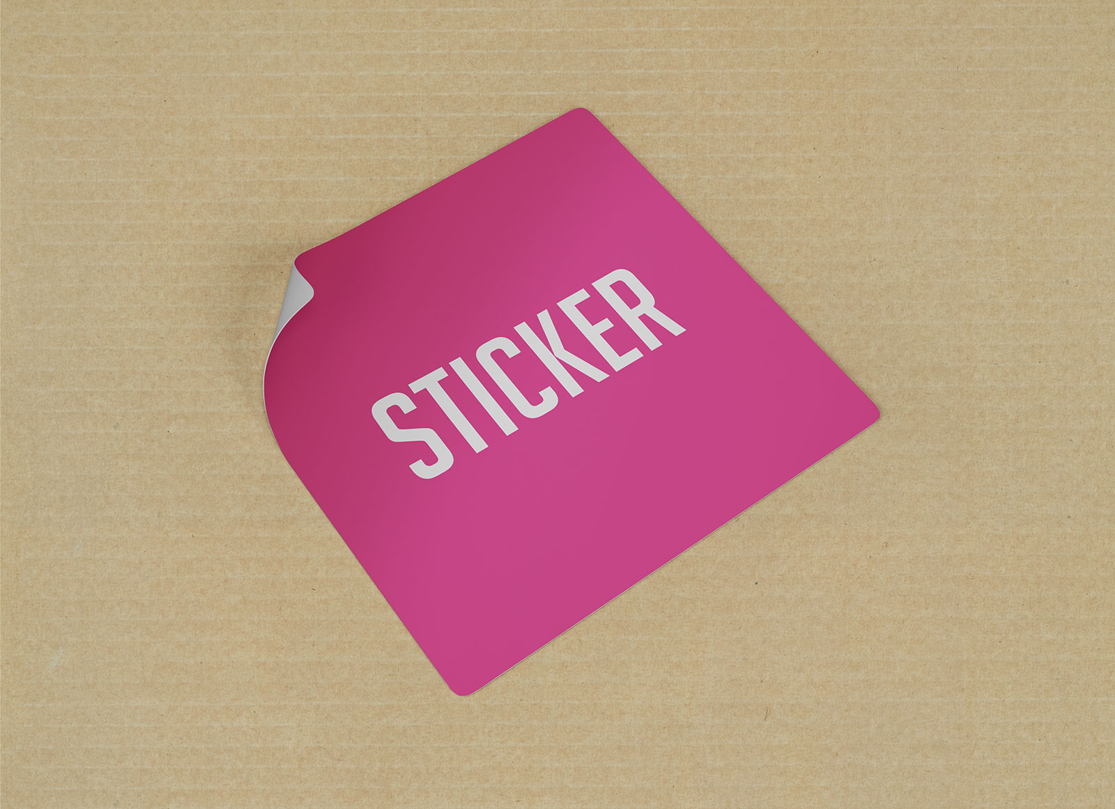 Free Rounded Square Sticker Mockup PSD Set Good Mockups