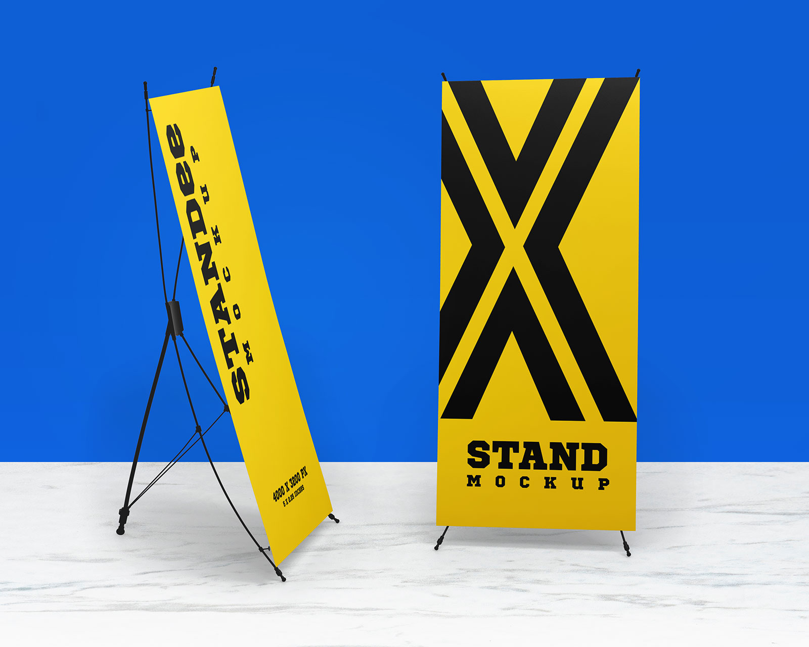 Free XStand Banner Mockup PSD Set Good Mockups
