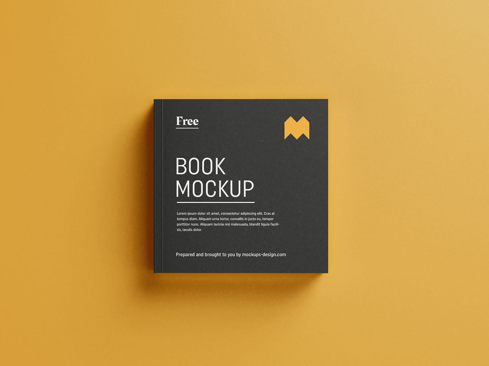 Free Square Paperback Book Mockup PSD Set (8 Renders
