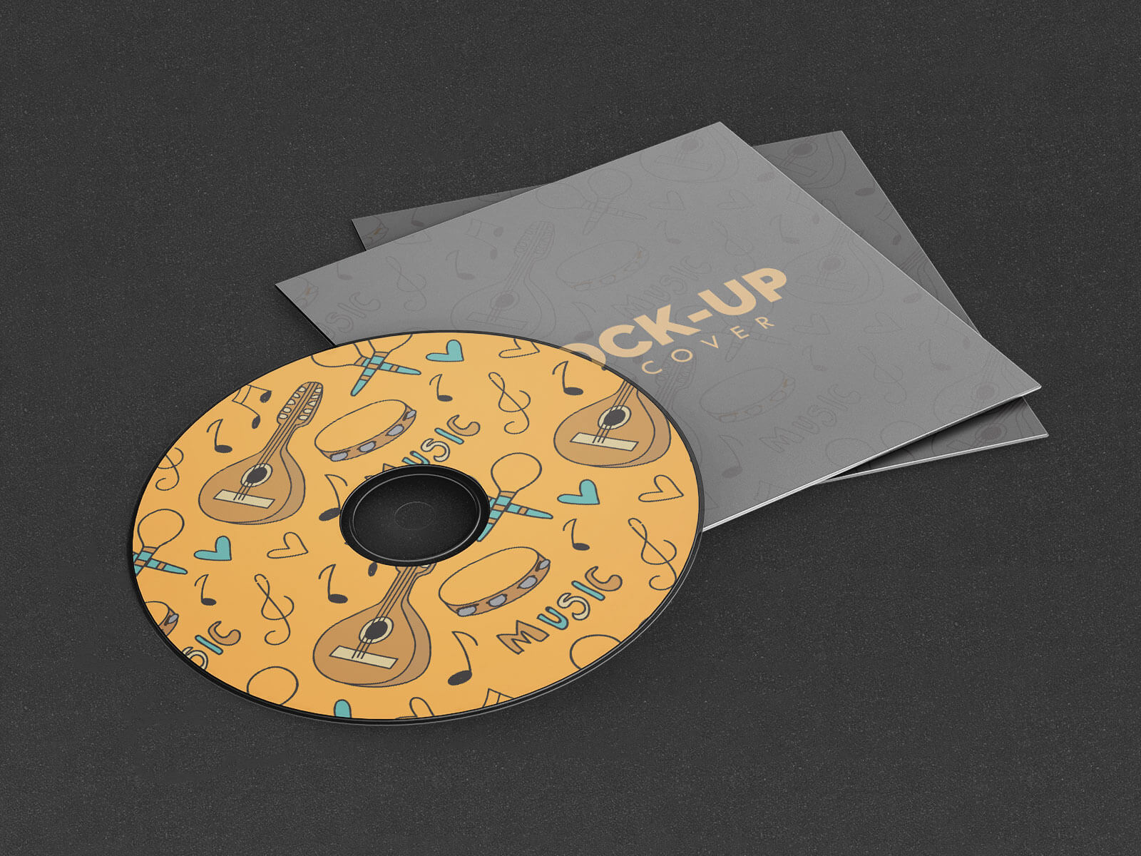 Free CD Sleeve Cover Jacket Mockup PSD Set Good Mockups