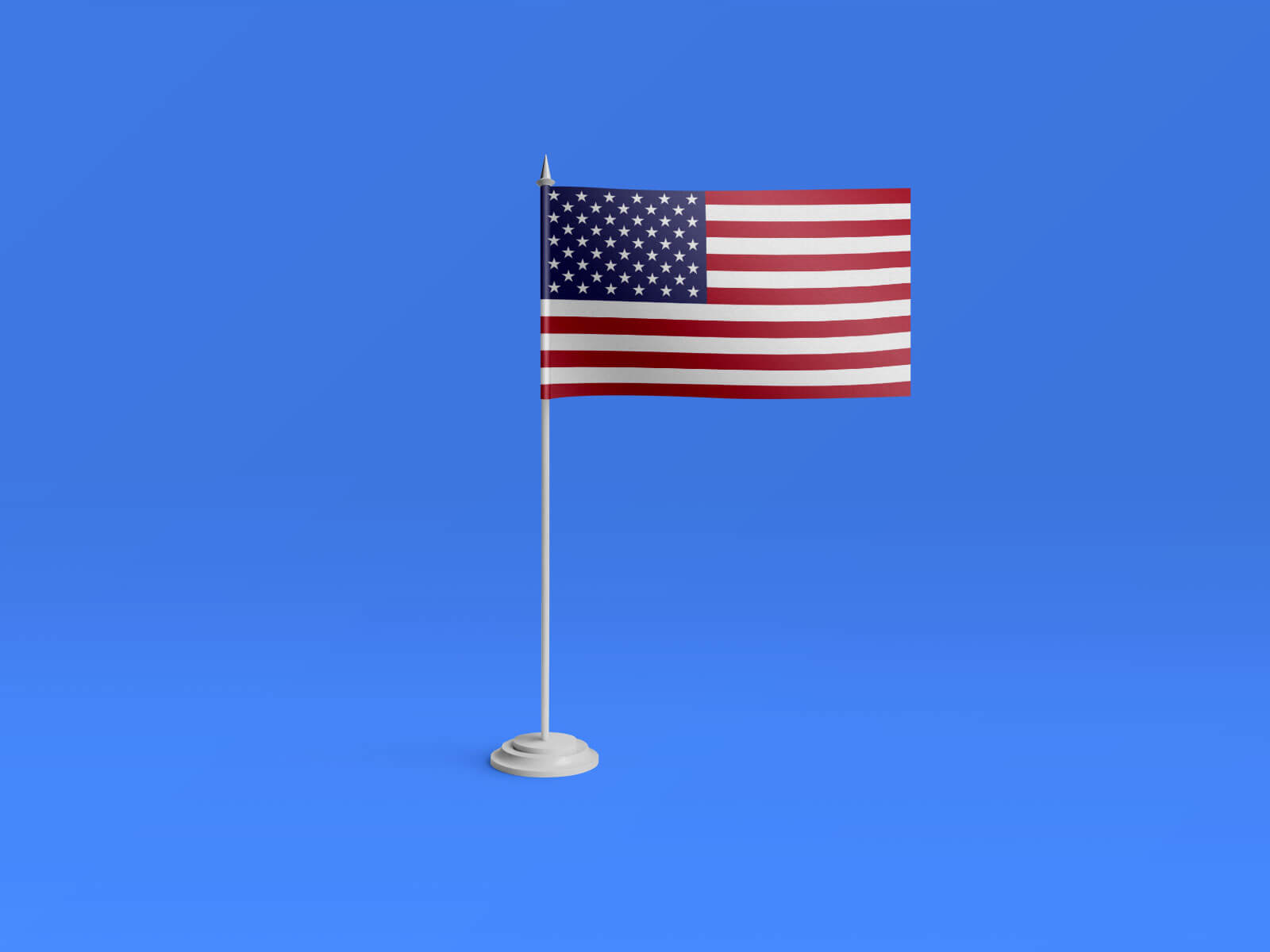 Free Office Table Desk Flag Mockup PSD Set Good Mockups