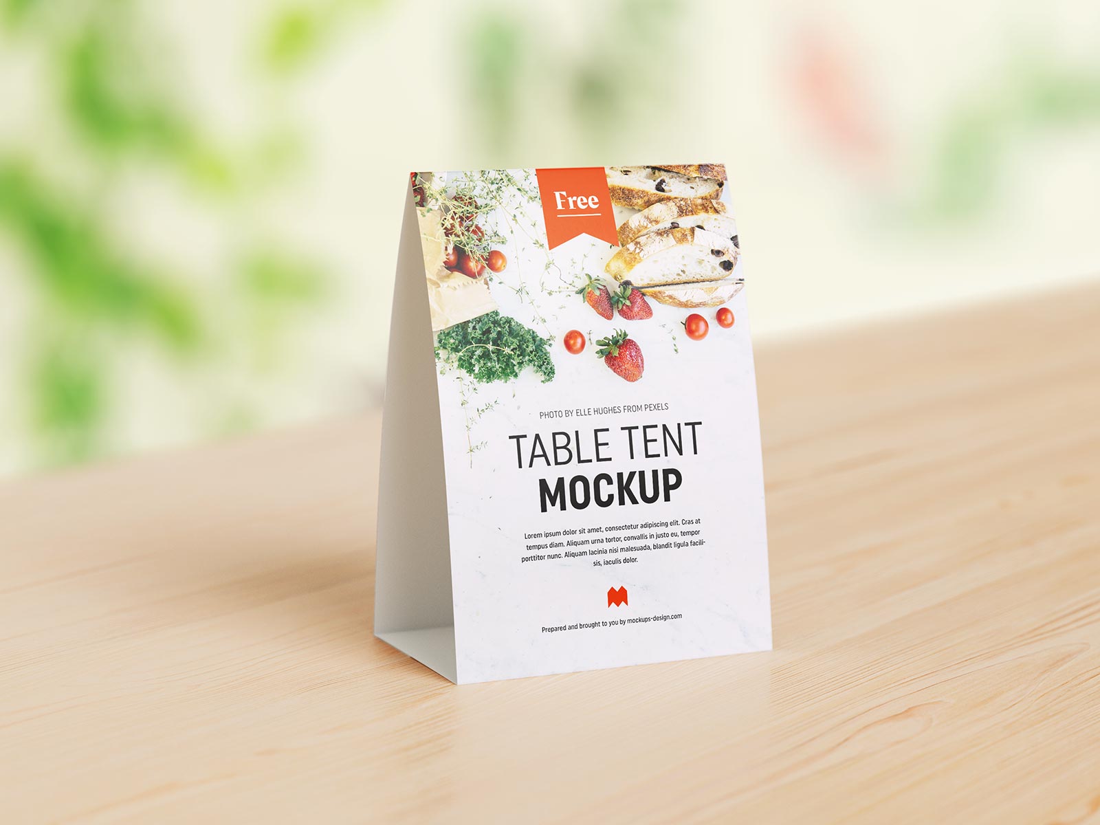 Free Table Tent Menu Mockup PSD Set Good Mockups