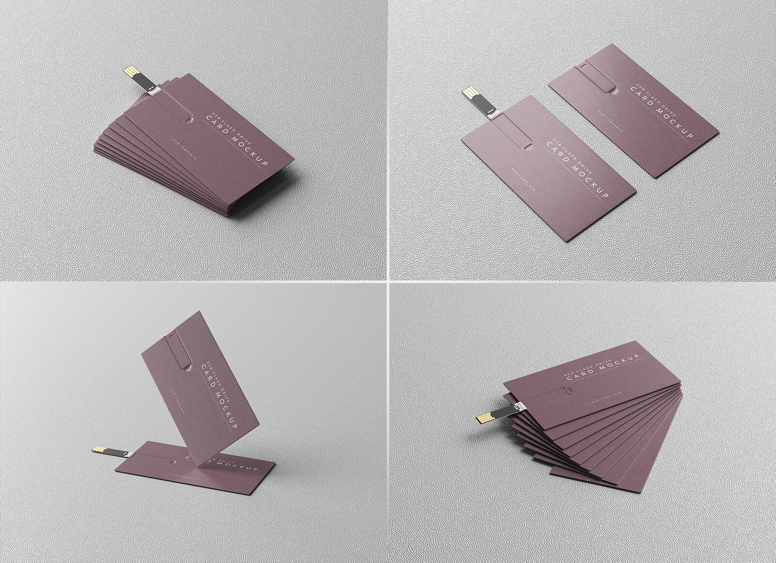 5 Free USB Flash Drive Business Card Mockup PSD Files Good Mockups