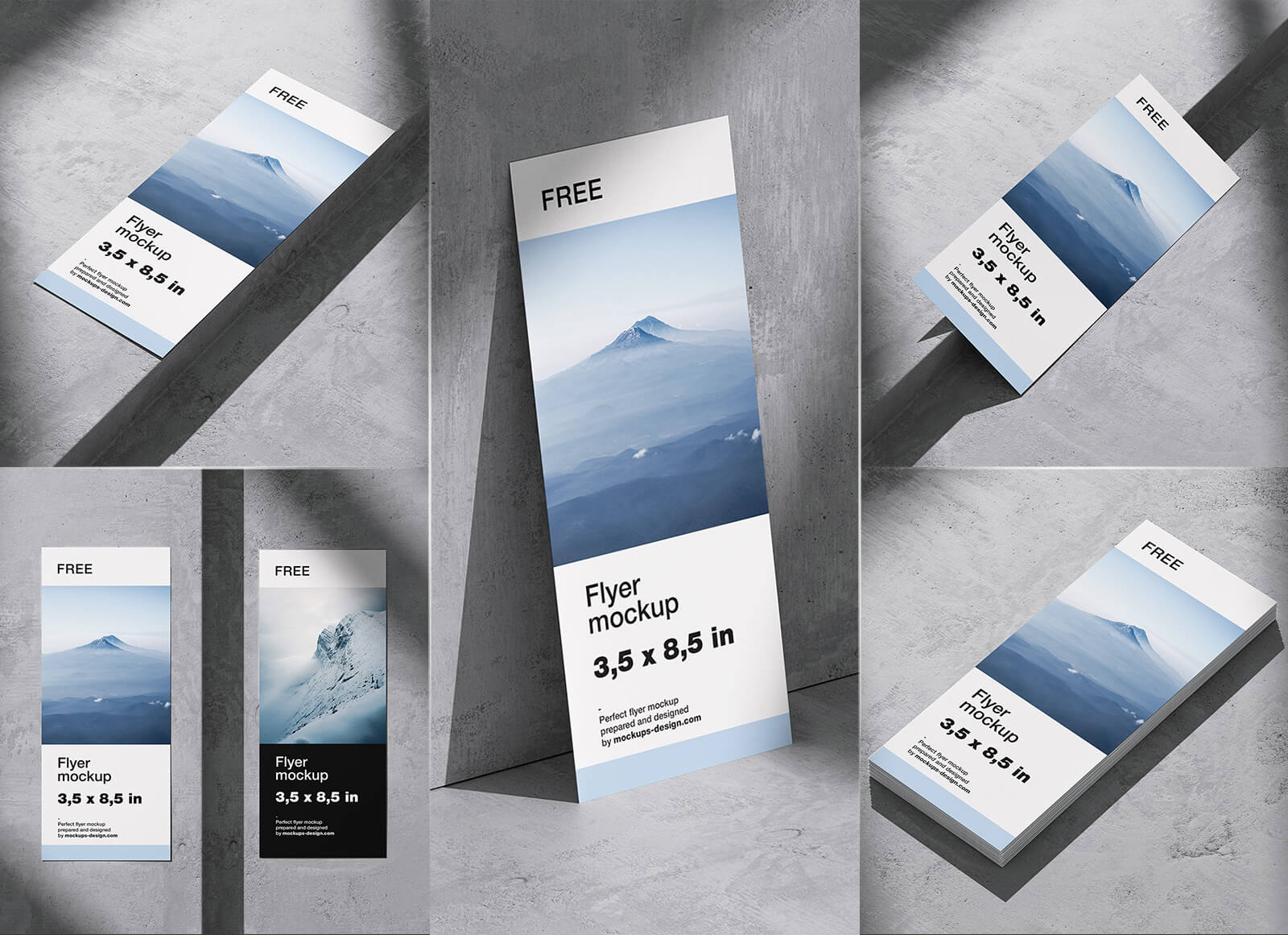 5 Free Rack Card Flyer Mockup PSD Files Good Mockups