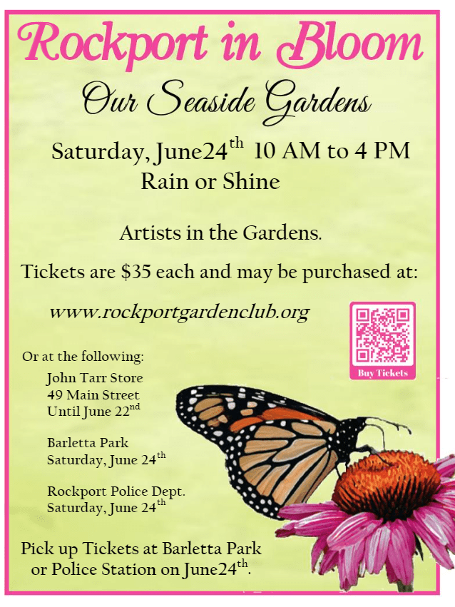 Rockport In Bloom Saturday June 24th Good Morning Gloucester