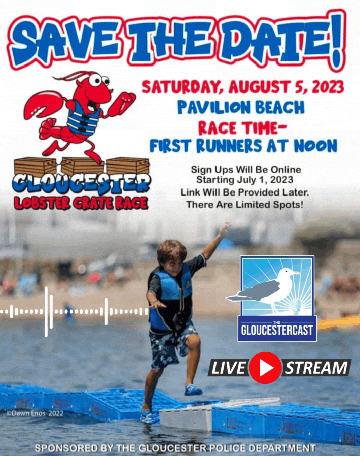 The GloucesterCast Will Be Streaming The lobster Crate Races 8/5/23