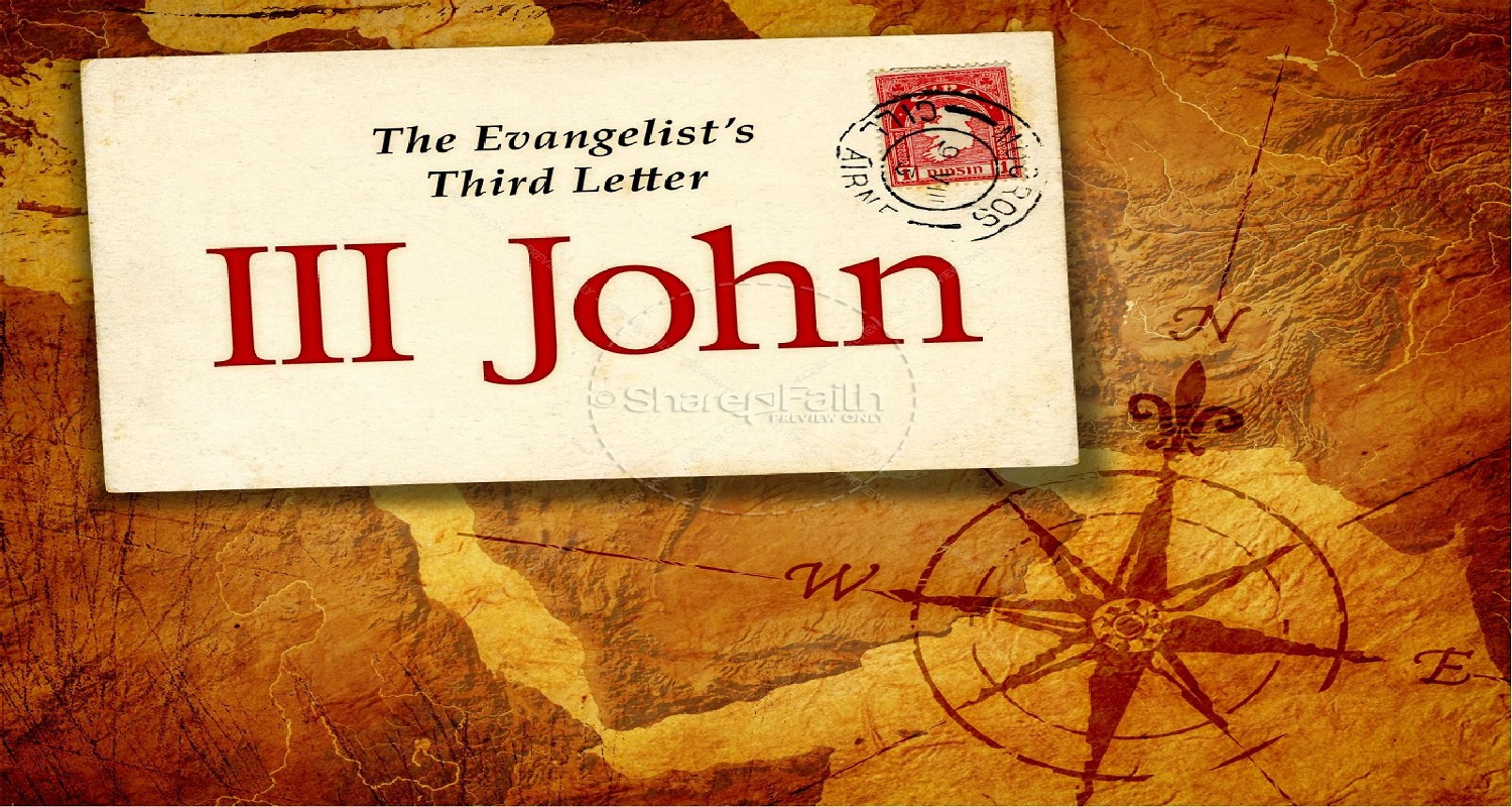 3 John 3rd Letter to the Early Church (Listen to) GNT Uplifting