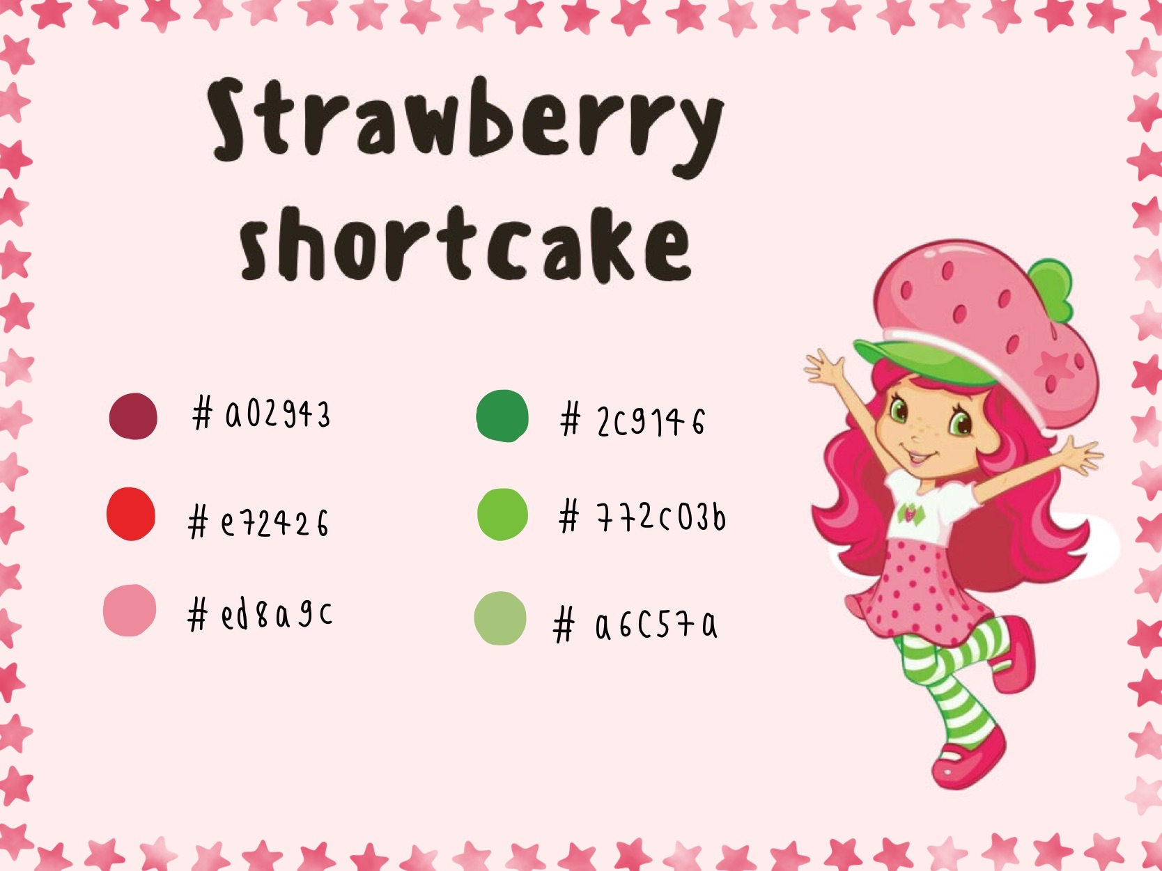 SHARE COLOR CODE แจกโค้ดสี GoodNotes ตีม Strawberry shortcake