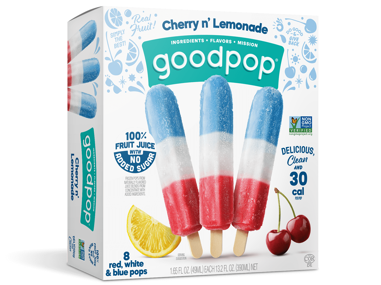 Patriotic Red, White & Blue Jello Shots GoodPop