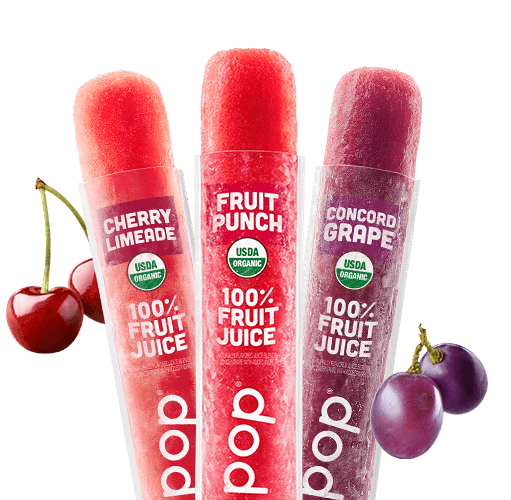 Organic Freezer Pops 100 Fruit Juice GoodPop Cherry Limeade, Fruit