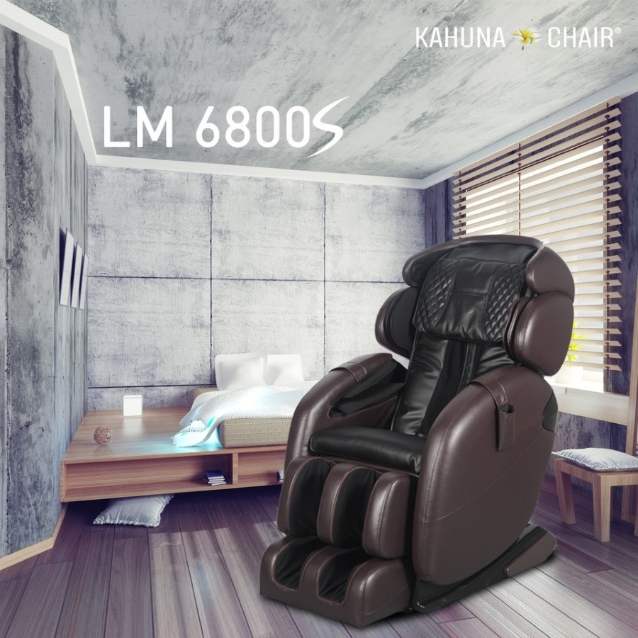 Kahuna Massage Chair SLtrack Fullbody Kahuna Massage Chair, LM6800S Black Good Price World