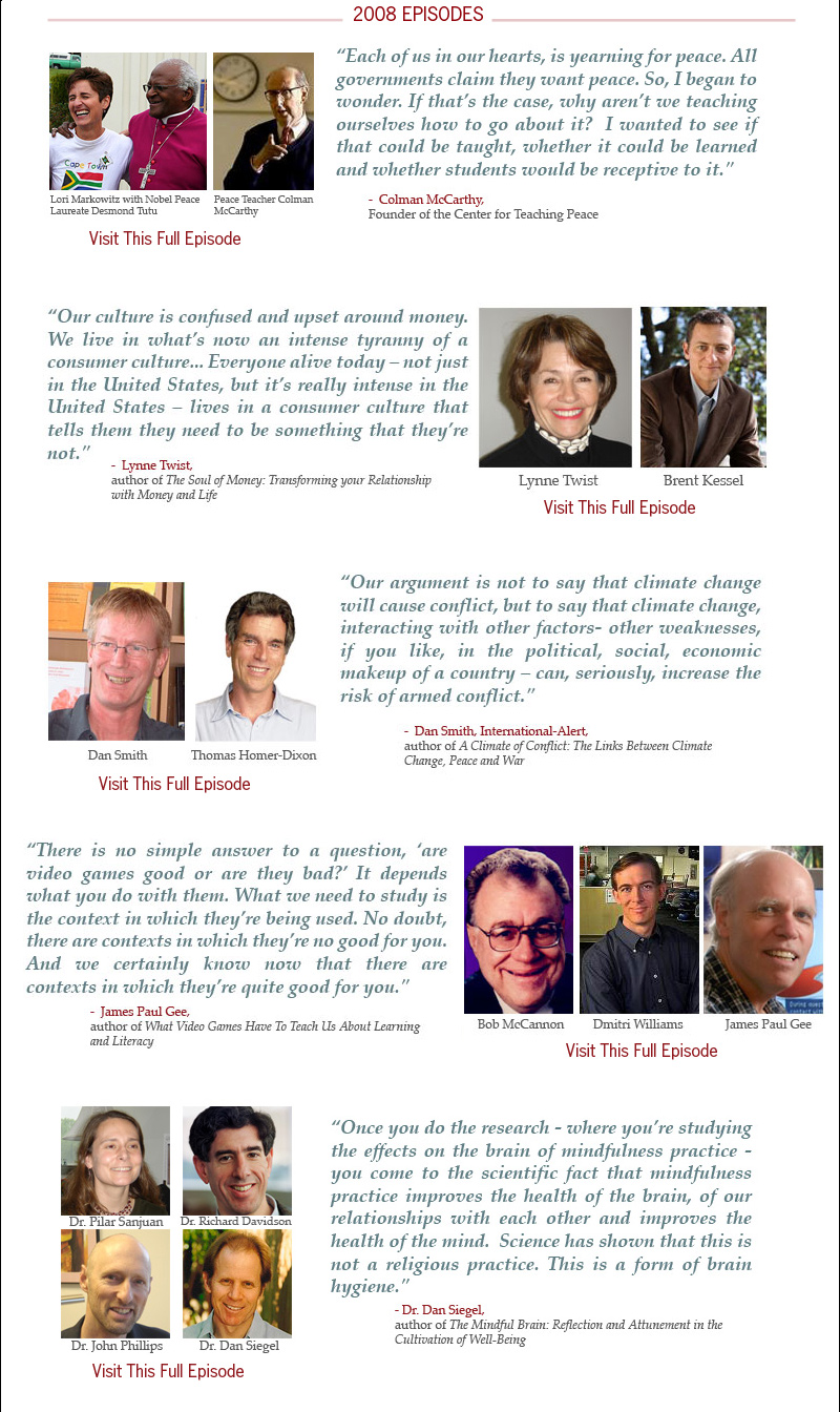 Good Radio Shows 2008 Episodes