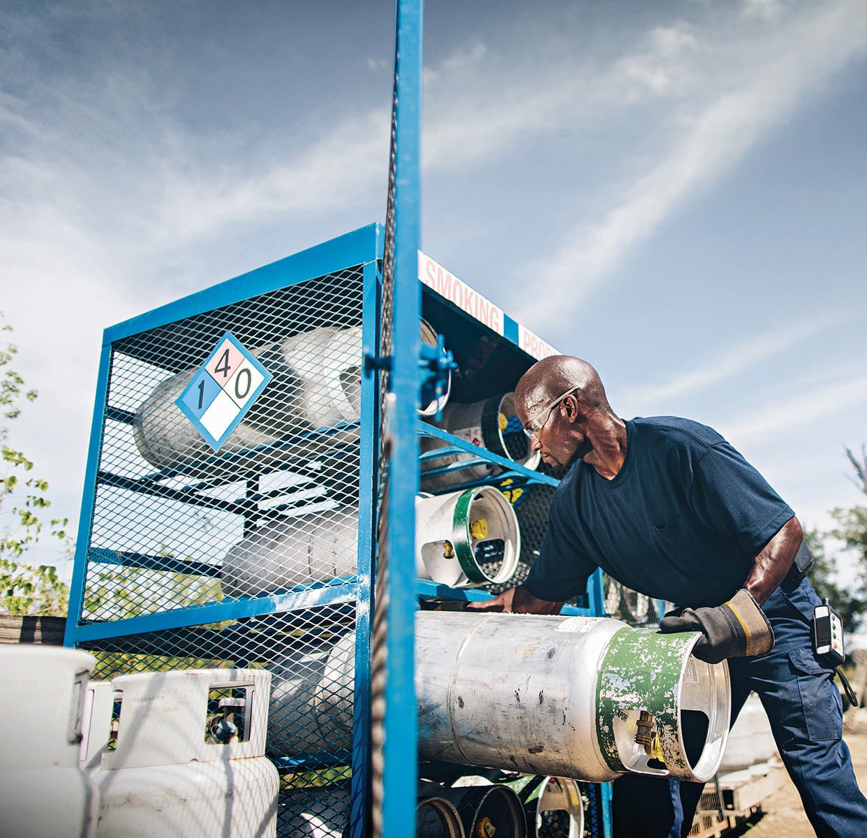 Propane tanks Goodrich Gas Inc