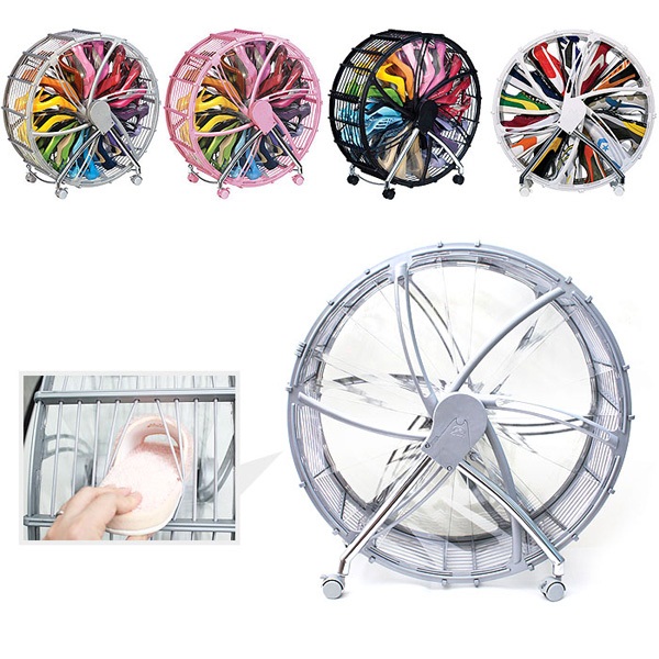 The Ferris Wheel Shoe Rack, Rotating Shoe Rack