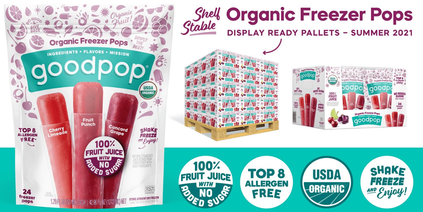 GoodPop Organic Freezer Pops Variety Good Stuff Distributors Inc.