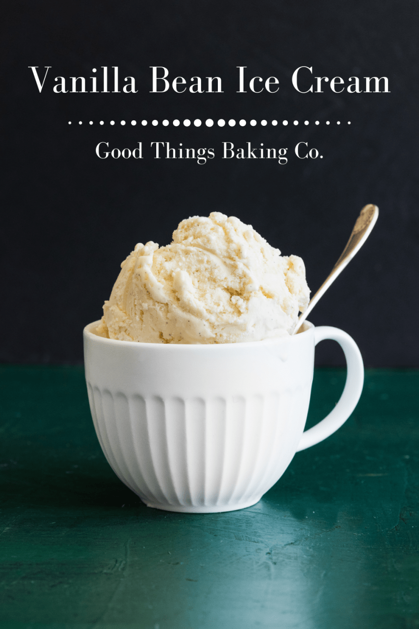 Vanilla Bean Ice Cream Good Things Baking Co