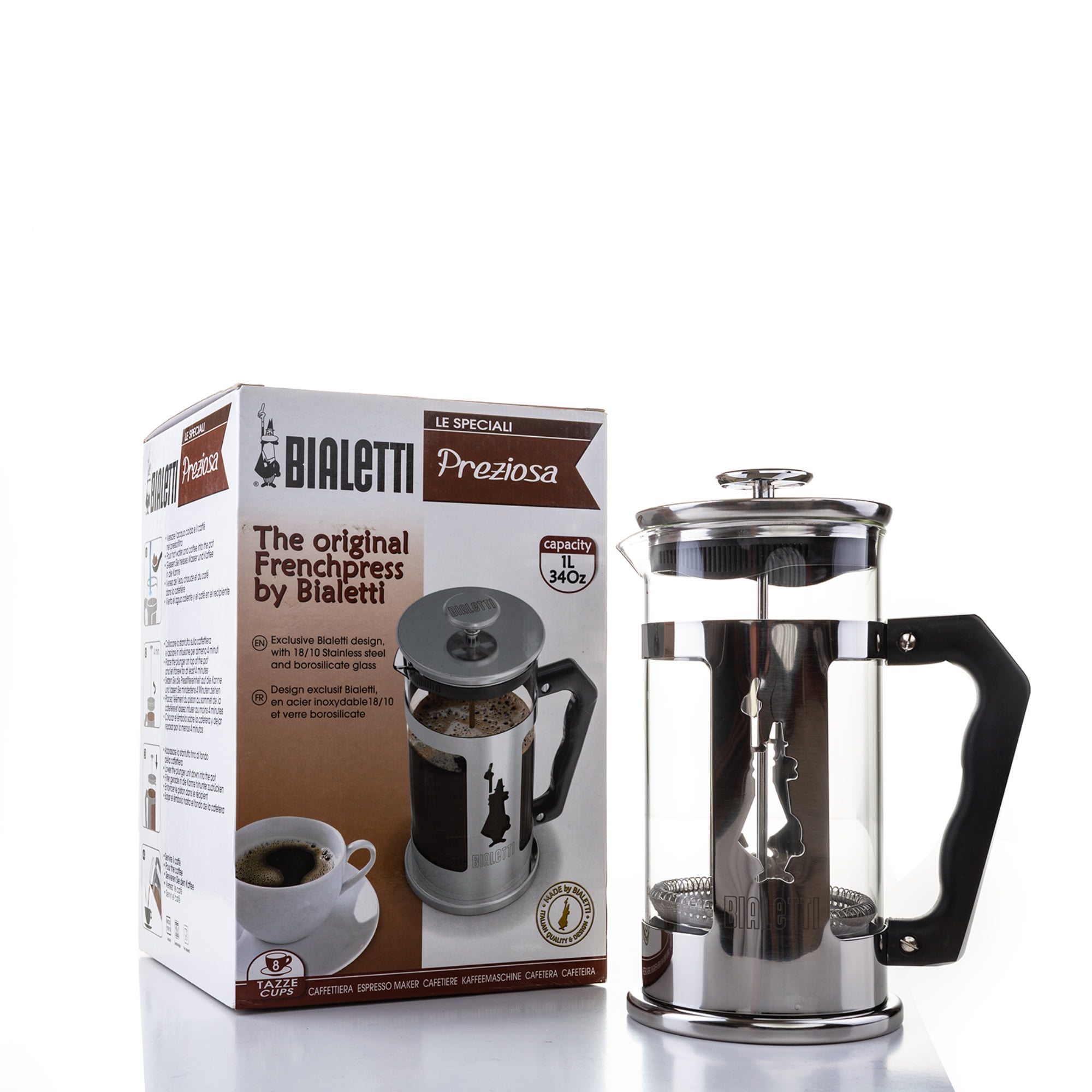 Bialetti Bold French Press 1 lit. Kopen? Good Things From Italy