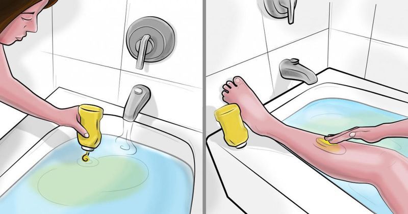 This is why you should add a bit of mustard to the bath water Good to know this