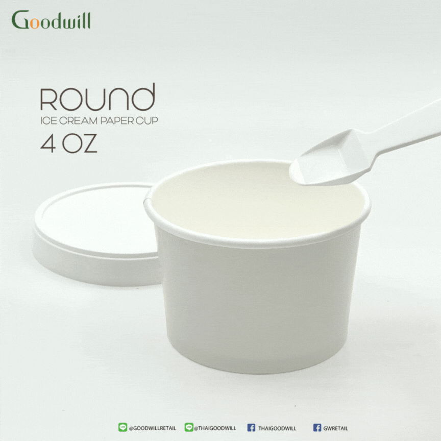 Icecream paper cup Goodwill Retail