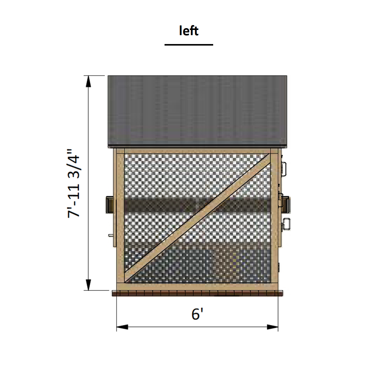 17x6 Chicken Coop For 12 Chickens Easy to Build GoodWoodPlan