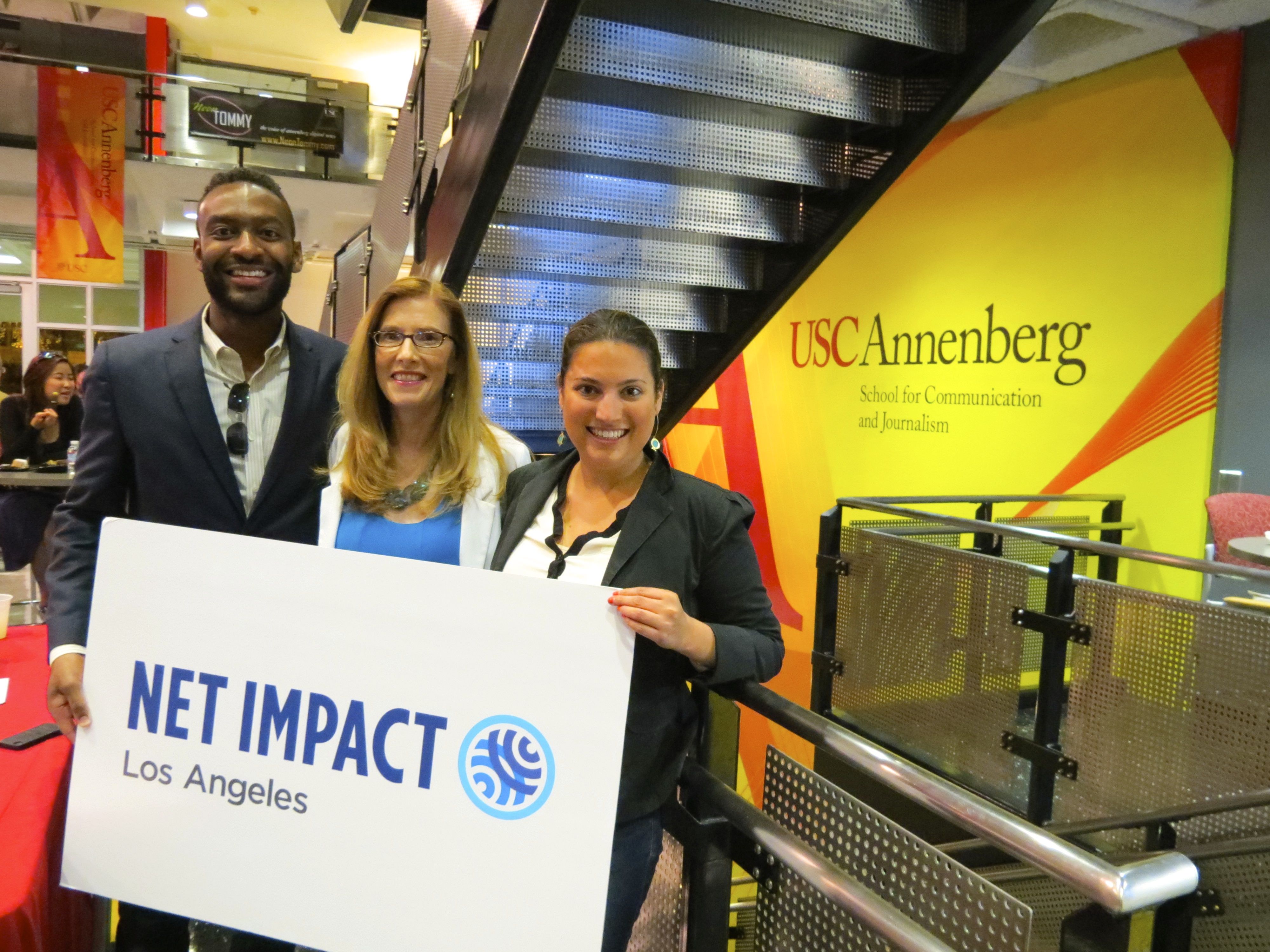 Net Impact Los Angeles Leadership receive Special Recognition Awards