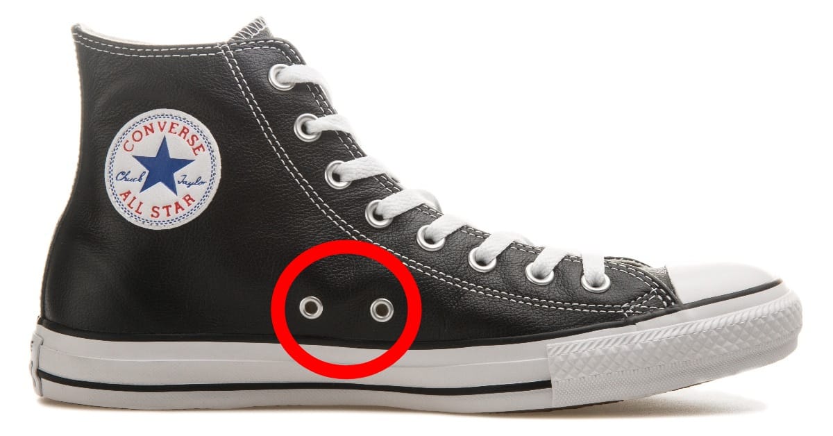 These Holes on Your Converse Shoes Actually Have 2 Important Functions