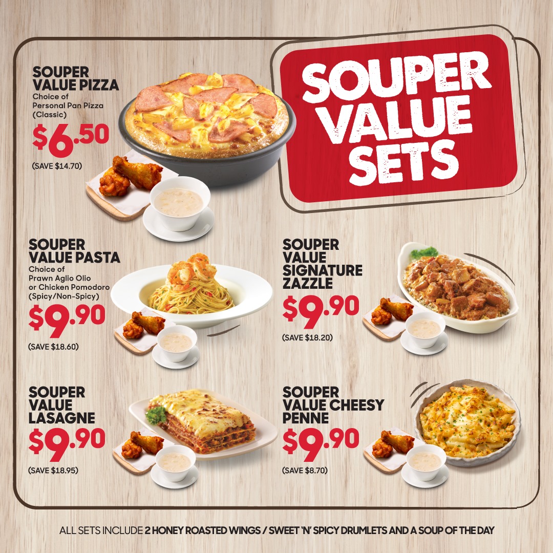 Pizza Hut Has 1for1 Promotion on Main Dishes From 310pm at All
