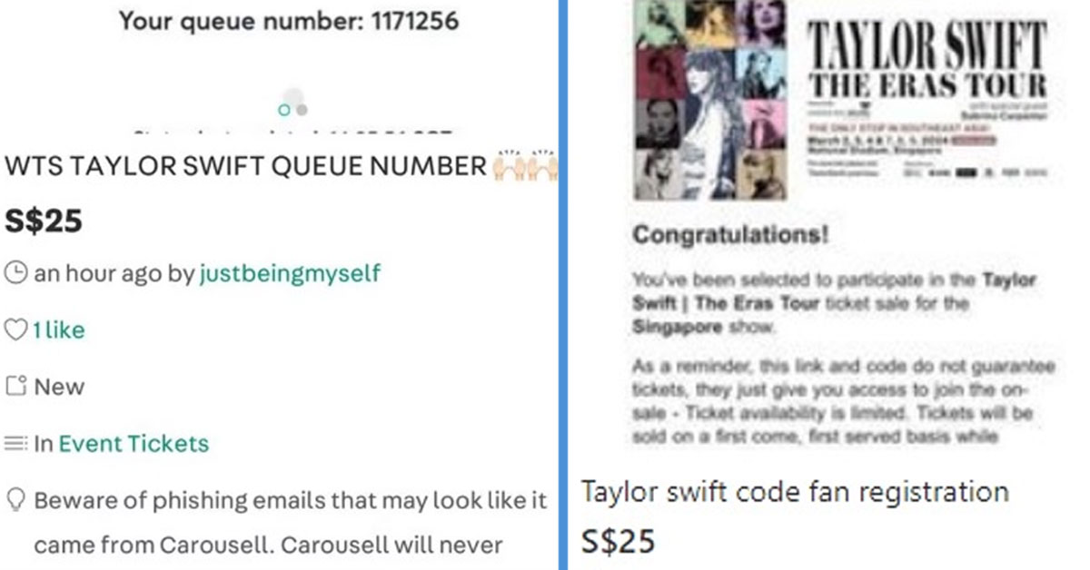 People Are Selling Taylor Swift Queue Numbers & Access Codes on