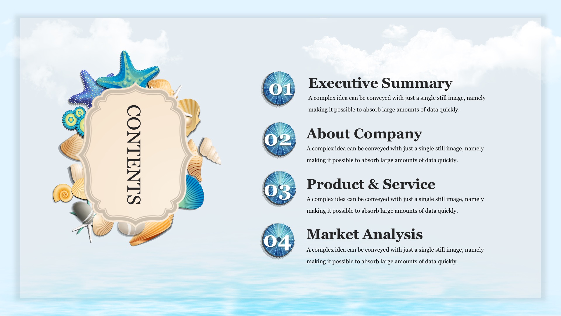 Marine Powerpoint Template · Marine Powerpoint Template · Google Slides