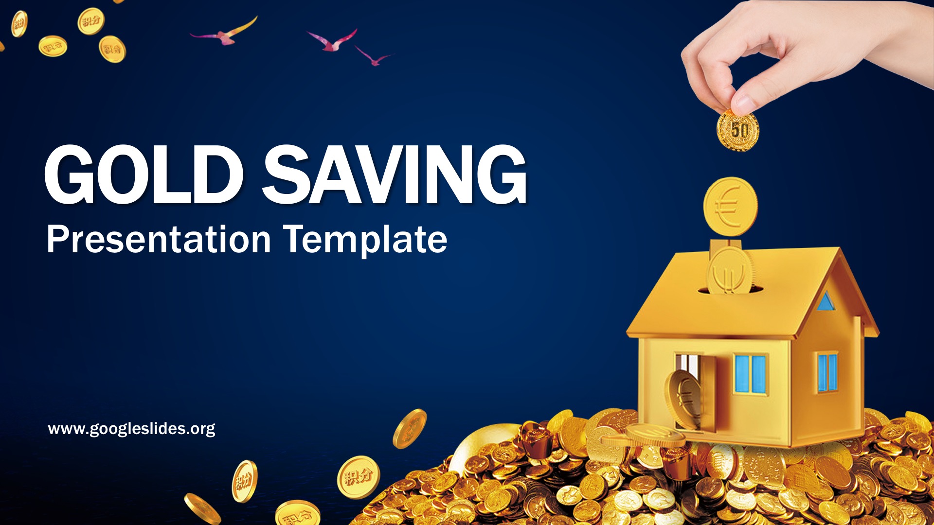 Gold Saving Presentation Template · Business & Finance · Google Slides Templates Gold Saving Presentation Template · Business & Finance · Google Slides Templates