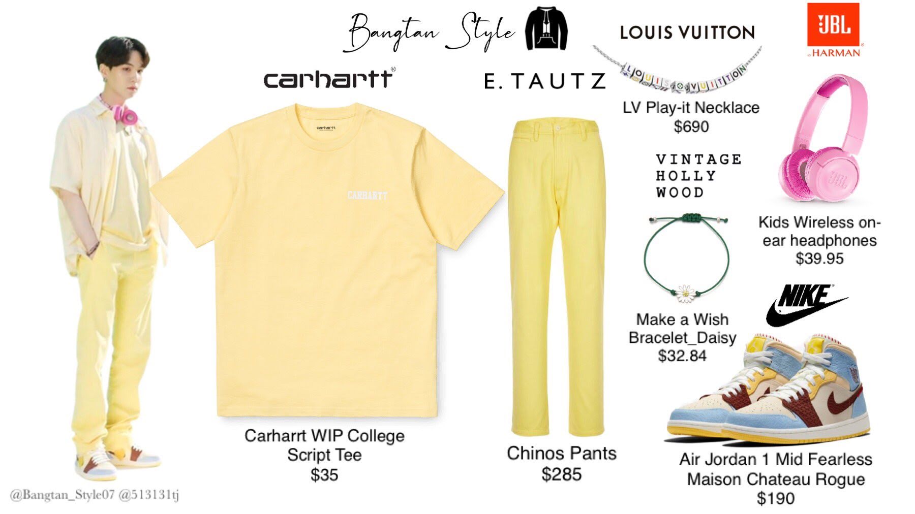 The Pastel Outfits Worn by BTS in their “Dynamite” Music