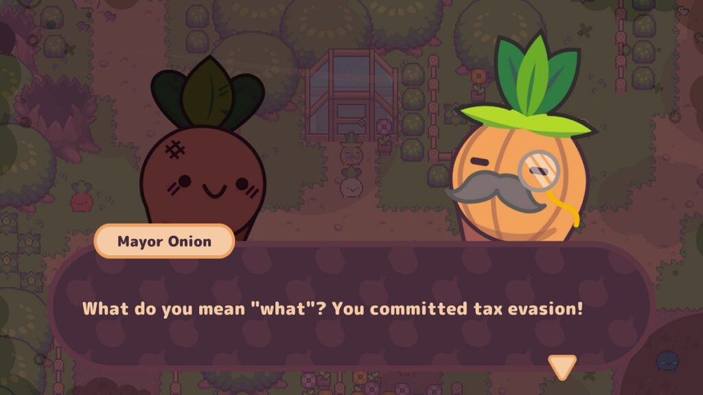 Turnip Boy Commits Tax Evasion and Wins Hearts in the Process