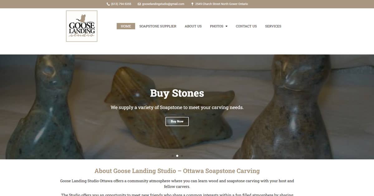 Soapstone Suppliers Goose Landing Studio