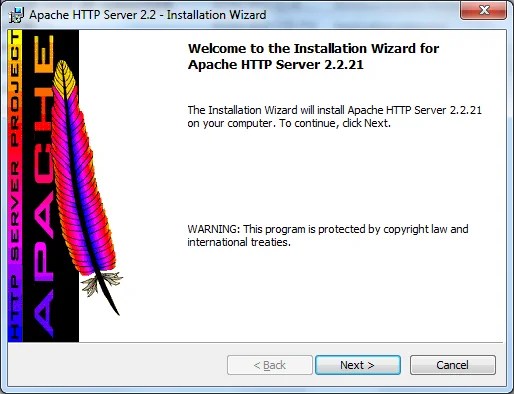 How to install Apache Server on Windows