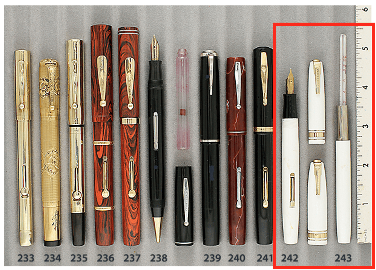 Waterman Doctors Fountain Pen Set