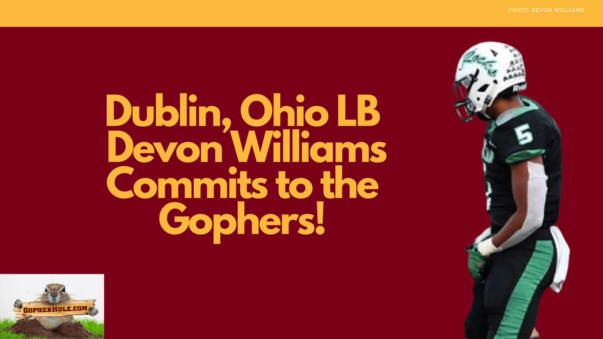 Ohio linebacker Devon Williams commits to the Gophers