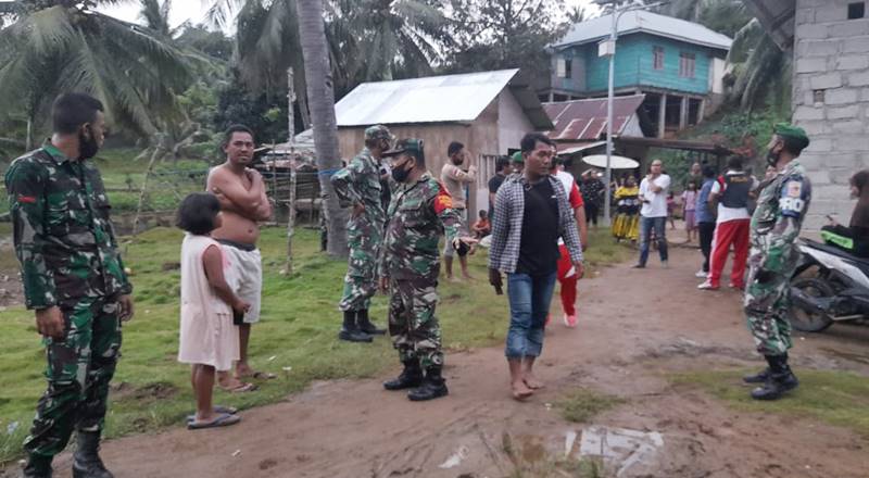 Petugas Gabungan TNI-Polri, Gerebek Praktik Judi Sabung Ayam di Tomilito,  Gorontalo Utara - gopos.id