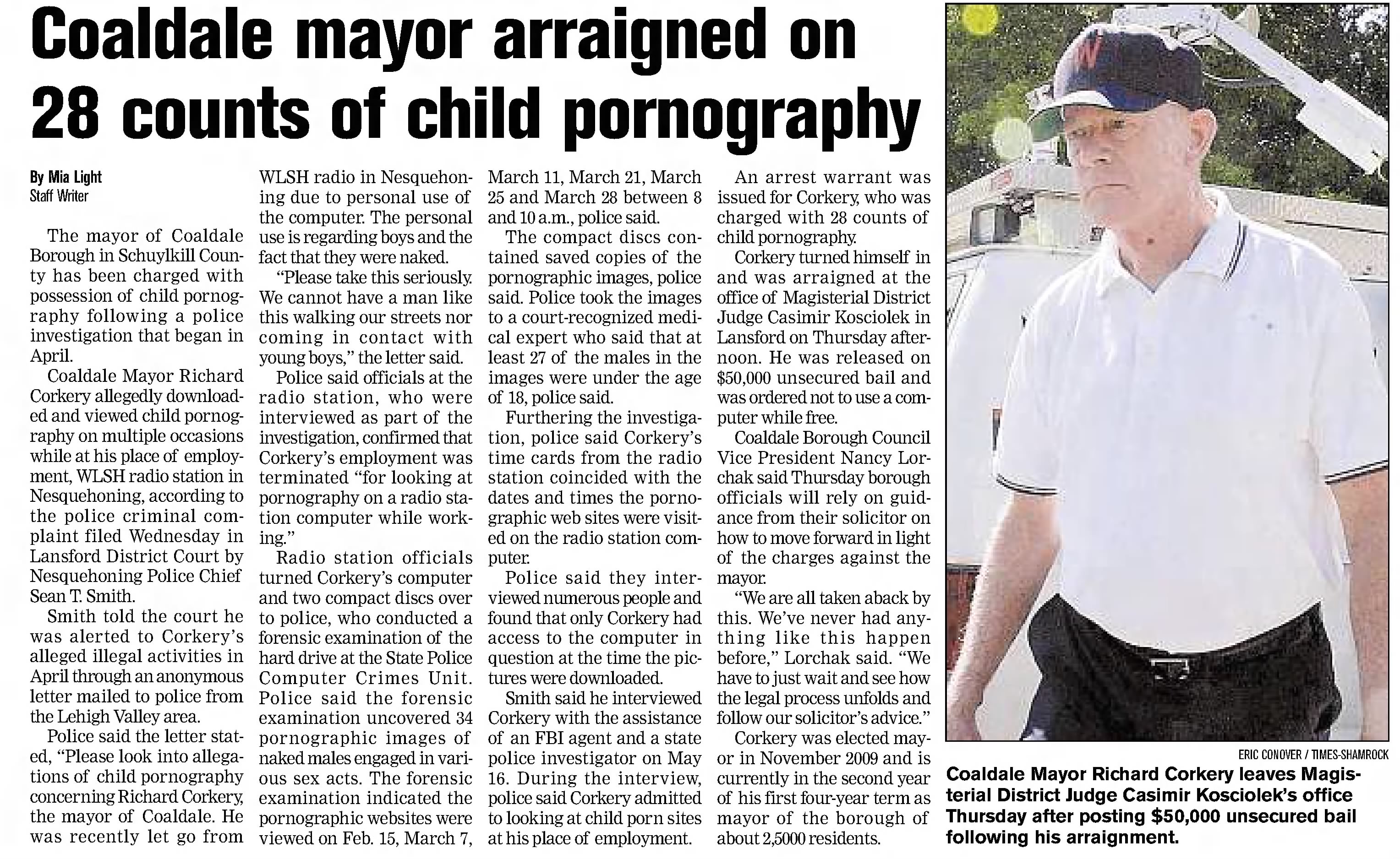 963 Richard J. Corkery Republican Sexual Predators