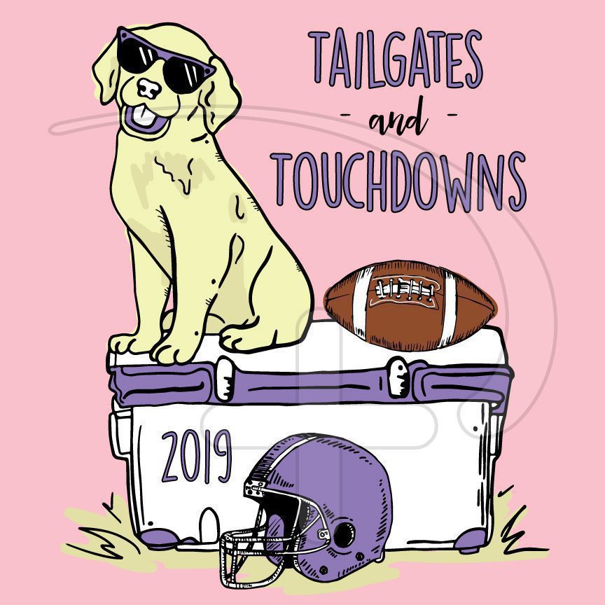Tailgates & Touchdowns Pup Go Print Plus