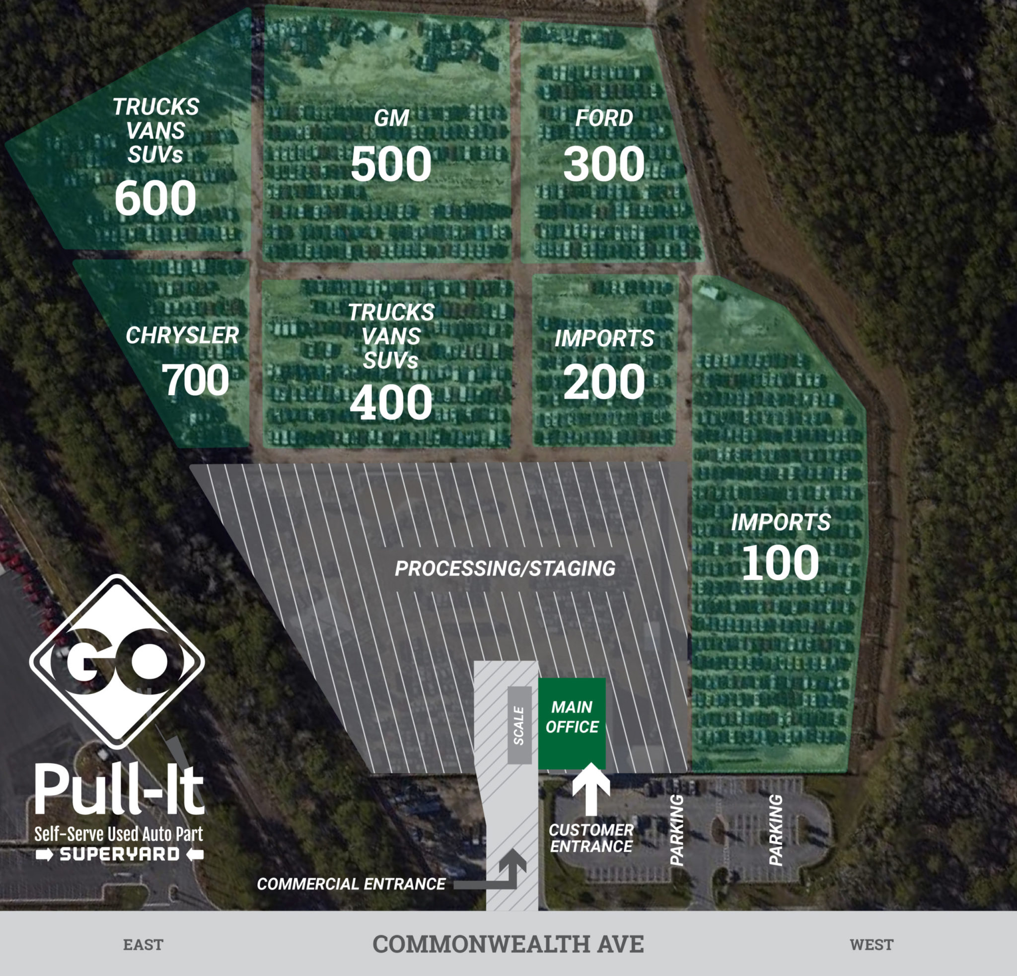 GO PullIt Yard Map GO PullIt