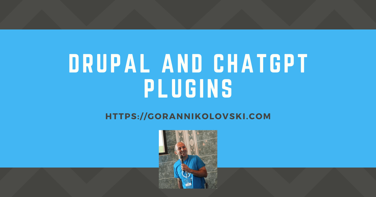 Drupal and ChatGPT plugins