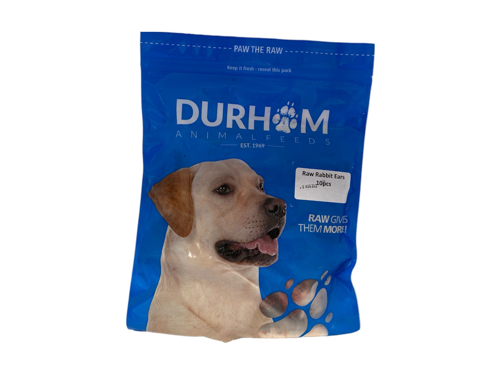 Raw Rabbit Ears (10pcs) Go Raw Dog Food