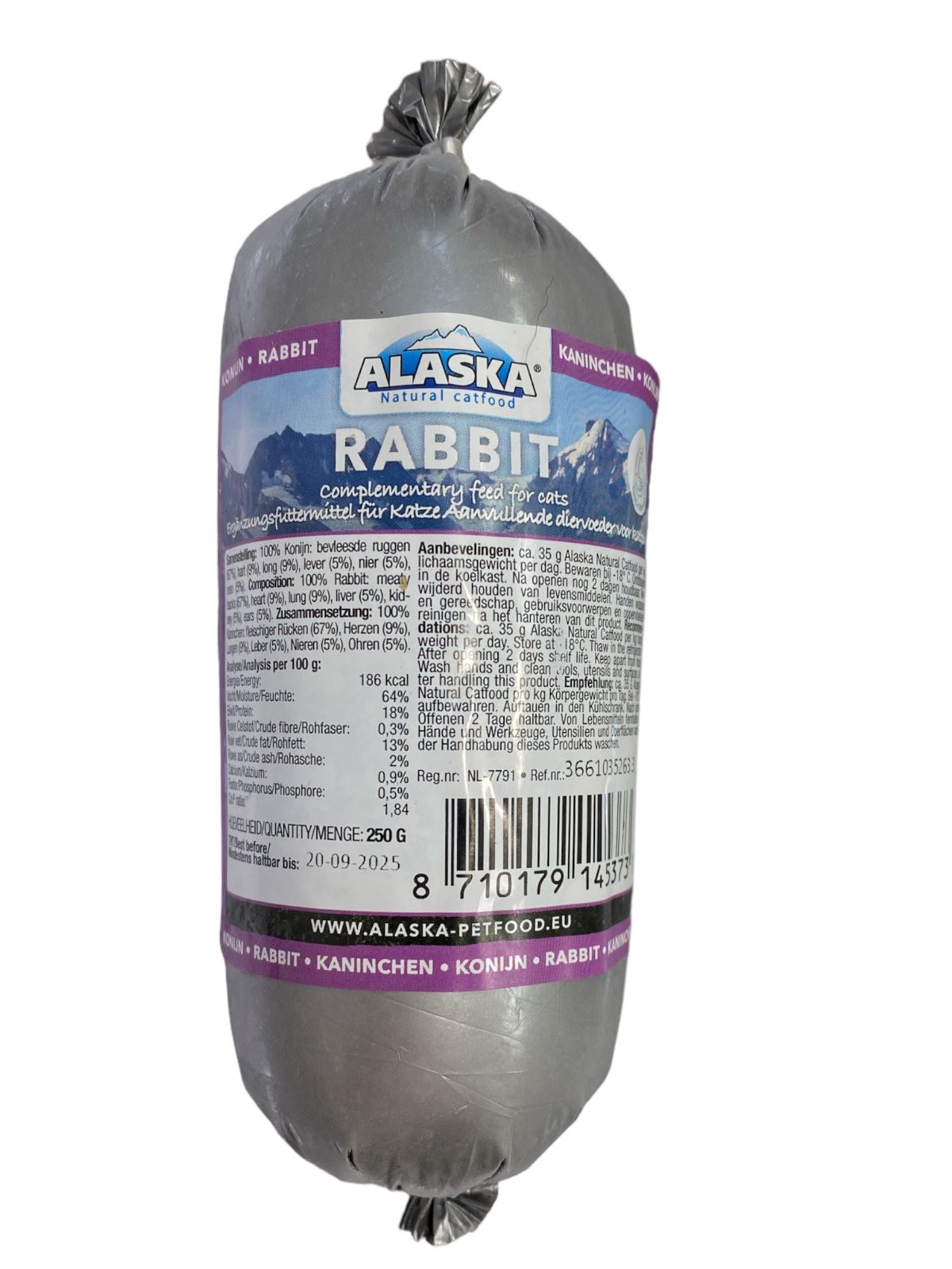Alaska Cat Rabbit Bulk Box of 22 5.5kg Go Raw Dog Food