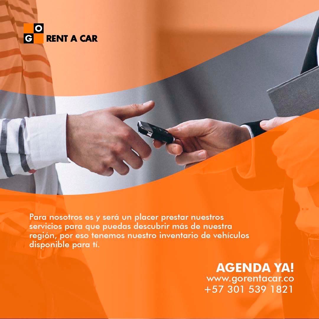Renta de carros en Medellín y Rionegro