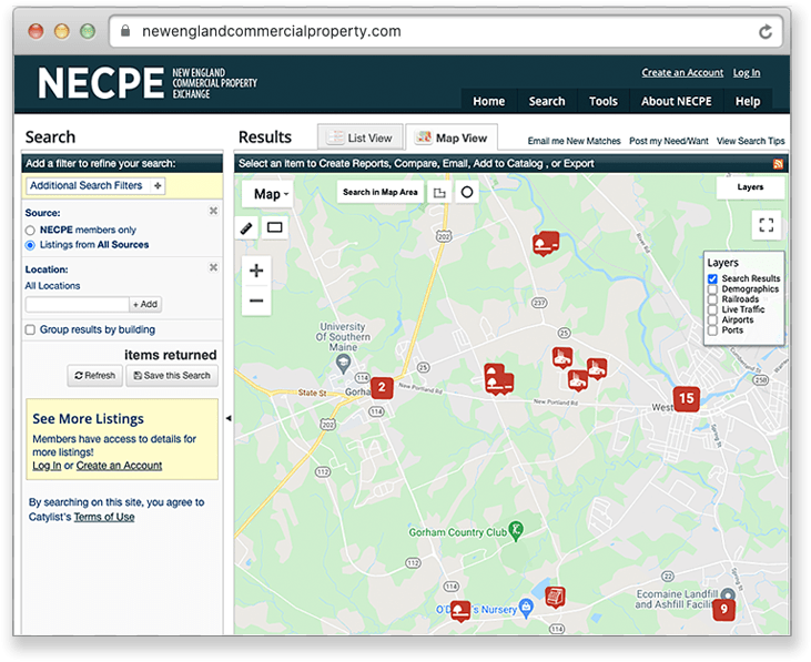 Property Search Gorham Economic Development Corporation