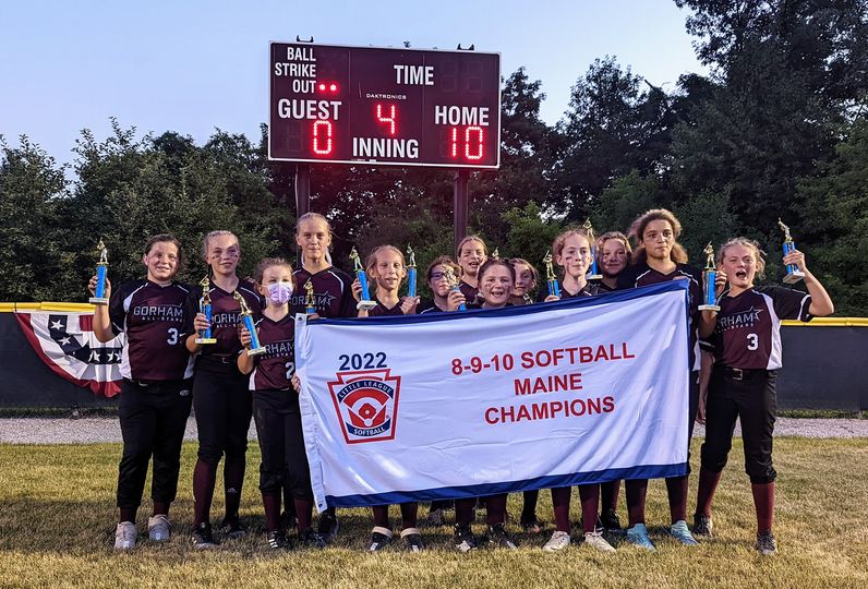 2022 8910 Softball State of Maine CHAMPIONS!! Gorham Weekly