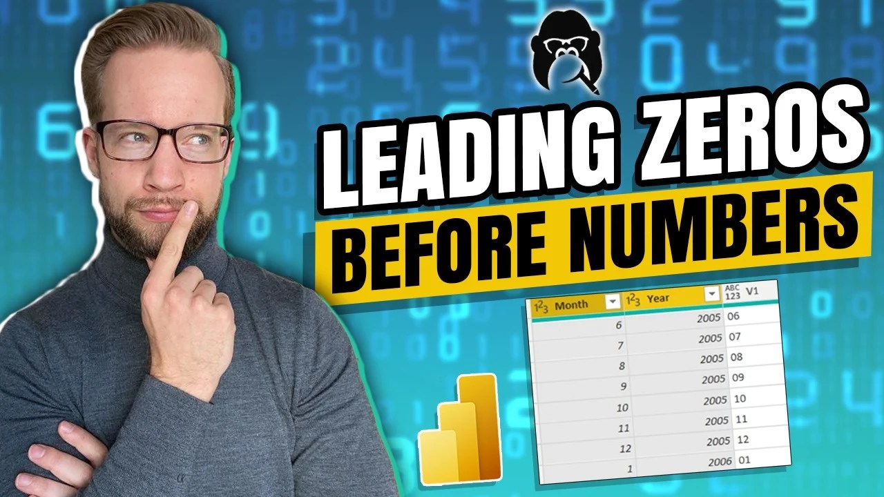 3 Ways to Add Leading Zeros to Numbers in Power Query BI Gorilla