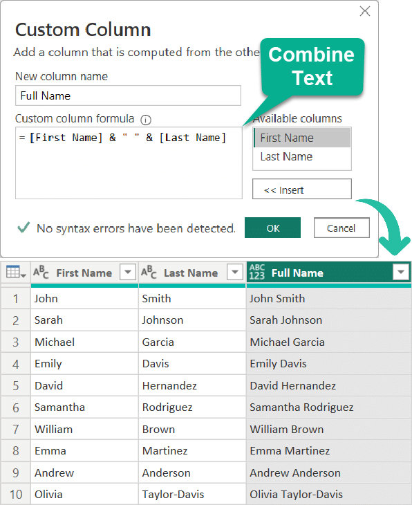 Concatenate Values in Power Query M [Guide 2024]