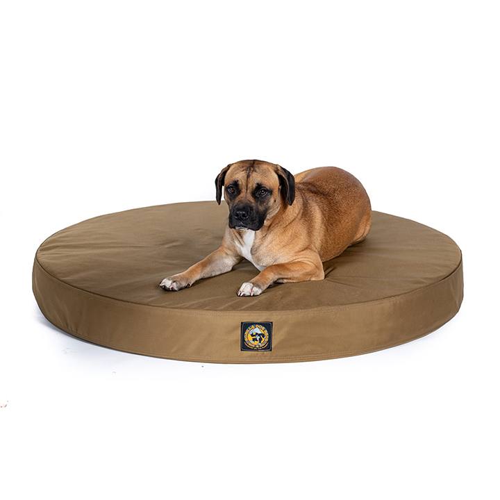 Solid Color Gorilla Ballistic Tough Round Orthopedic Dog Bed™ Gorilla